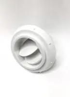 Varmluftdyse lukbare Hvid 60 mm